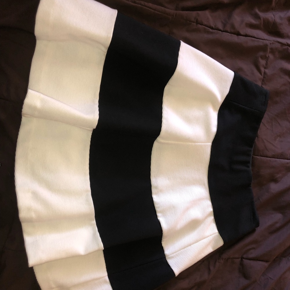 Black and white skirt
